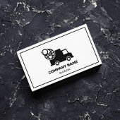 Leveringsservice Modern Zwart & Wit Professional Visitekaartje