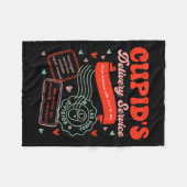 Leveringsservice van Cupid: arbeids- en leveringsv Fleece Deken (Voorkant (Horizontaal))