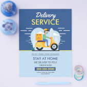 Leveringsserviceflyer Flyer (Enkel)