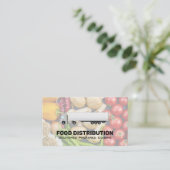 Leveringsservices | semi-vrachtwagen | voortbrenge visitekaartje (Staand voorkant)