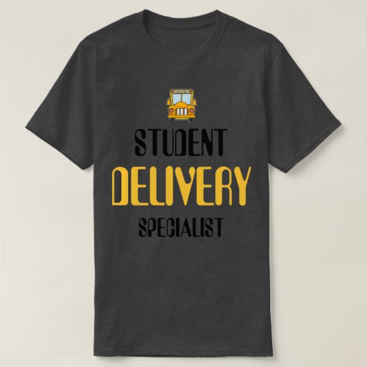 Leveringsspecialist voor studenten 18 t-shirt (Design voorkant)