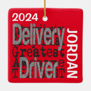 Leveringsstuurprogramma Extraordinaire CUSTOM Keramisch Ornament