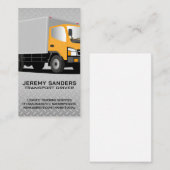 Leveringswagen | Diamantstalen Plaat Visitekaartje (Voorkant / Achterkant)