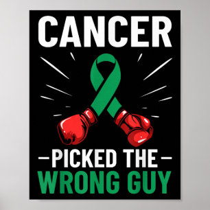 Leverkanker Bewustzijn Ribbon Cancer Picked The WR Poster
