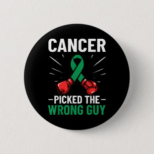 Leverkanker Bewustzijn Ribbon Cancer Picked The WR Ronde Button 5,7 Cm