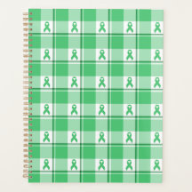 Leverkanker Bewustzijns Plaid Groene Lint