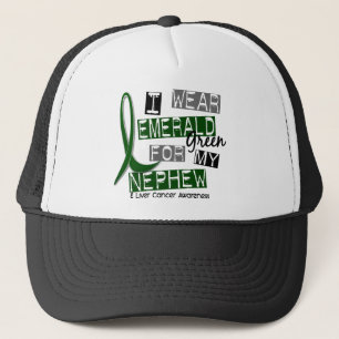 Leverkanker Ik Draag Emerald Green voor mijn Nephe Trucker Pet