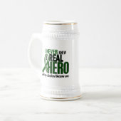 Leverkanker KNIEUW EEN HERO 2 Bierpul (Voorkant links)