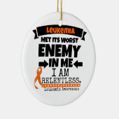 Leverkanker kreeg zijn ergste vijand bij mij keramisch ornament (Rechts)