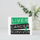 Leverkanker Overleving Briefkaart (Staand voorkant)