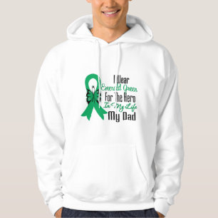 Leverkanker Ribbon Hero Mijn vader Hoodie