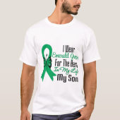 Leverkanker Ribbon Hero My Son T-shirt (Voorkant)