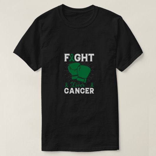 leverkanker te bestrijden t-shirt (Design voorkant)