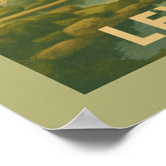 Leverkusen Germany City Art Poster (Hoek)