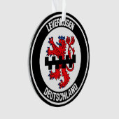 Leverkusen Round Emblem Ornament (voorkant)