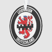Leverkusen Round Emblem Ornament (voorkant)
