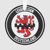 Leverkusen Round Emblem Ornament (voorkant)