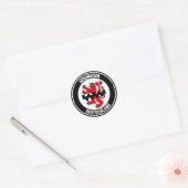 Leverkusen Round Emblem Ronde Sticker (Envelop)