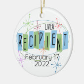 Leverontvanger en Cadeaus van levenskwaliteit Cer Keramisch Ornament (Links)