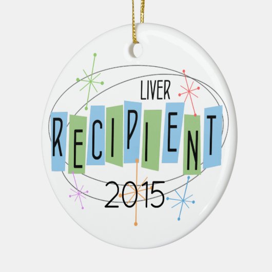  leverontvanger keramisch ornament (Links)