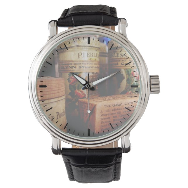 Leverpillen in de algemene winkel horloge (Voorkant)