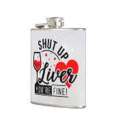 Leverprijsopgave op maat heupfles (Links)