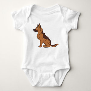 Levers & Tan German Shepherd Romper