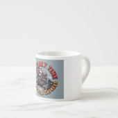 Levertijd Kerstman Kerst Hot Rod Espresso Kop (Voorkant rechts)