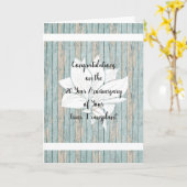 Levertransplantatie 20 jaar Jubileum Kaart (Gele Bloem)