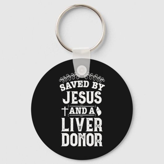 Levertransplantatie Jezus orgaandonor Chirurgische Sleutelhanger (Voorkant)