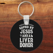Levertransplantatie Jezus orgaandonor Chirurgische Sleutelhanger (Voorkant)