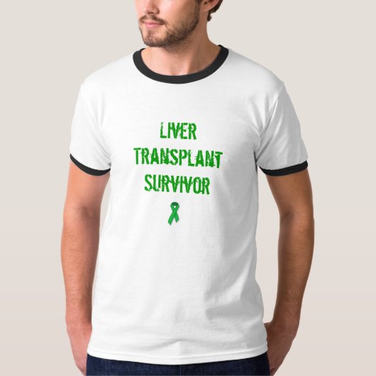 Levertransplantatie Overleving T-shirt (Voorkant)