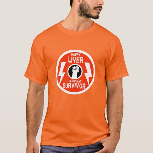 Levertransplantatie Overleving T-shirt (Voorkant)