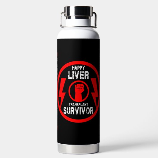 Levertransplantatie Overleving Waterfles (Achterkant)