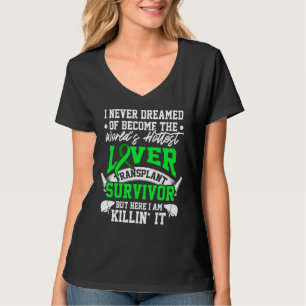 Levertransplantatie Survivor Hottest Organ Warrior T-shirt