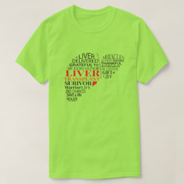 Levertransplantatie Survivor T-shirt