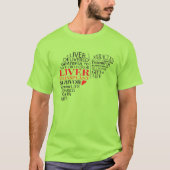 Levertransplantatie Survivor T-shirt (Voorkant)