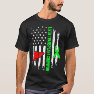 Levertransplantatie Survivor Warrior Organische on T-shirt