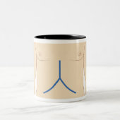 Levertransplantatie Tweekleurige Koffiemok (Center)