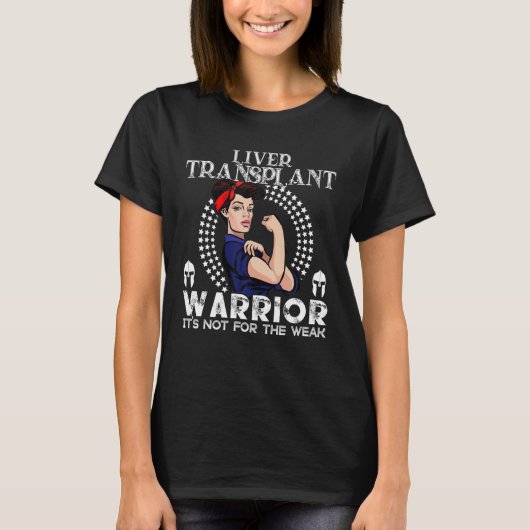 Levertransplantatie Vrouwen T Warrior Awareness Gi T-shirt (Voorkant)