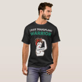 Levertransplantatie Warrior T-shirt (Voorkant volledig)