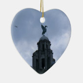 Levervogel in Liverpool Keramisch Ornament (Rechts)