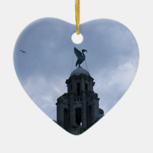 Levervogel in Liverpool Keramisch Ornament