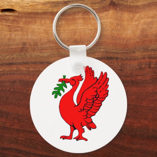 Levervogel Sleutelhanger (Voorkant)