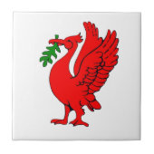 Levervogeltegels Tegeltje (Voorkant)