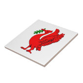 Levervogeltegels Tegeltje (Zijkant)