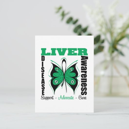 Leverziekte - Boterfly Briefkaart (Staand voorkant)