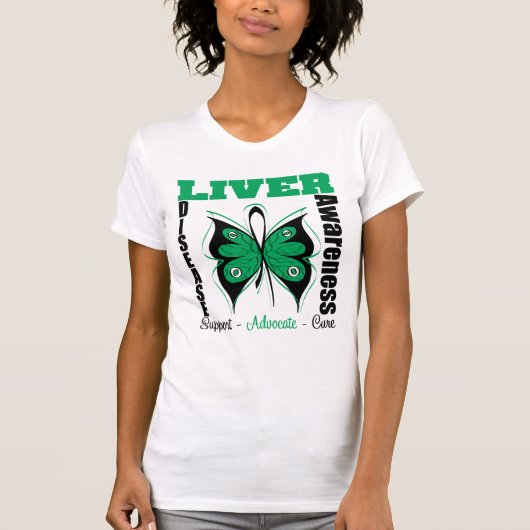 Leverziekte - Boterfly T-shirt (Voorkant)