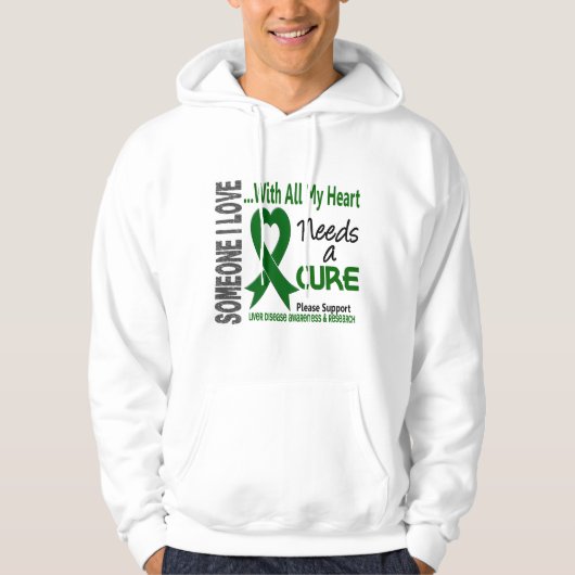 Leverziekte heeft een kuur 3 nodig hoodie (Voorkant)