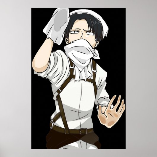 Levi-aanval reinigen op Titan Poster (Voorkant)